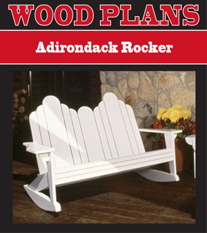 Adirondack Rocker Woodworking Plan
